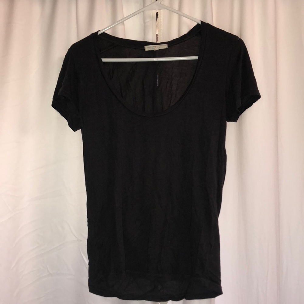 grey black short sleeve t